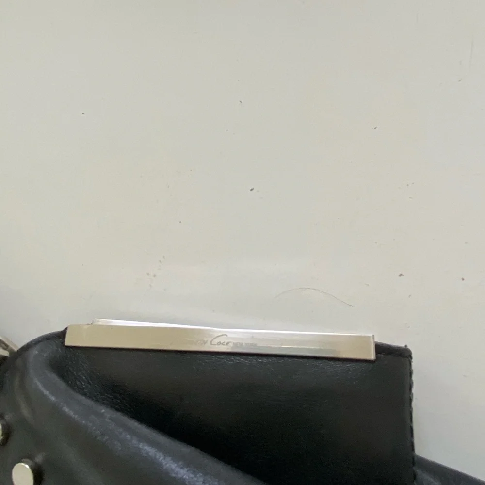 Kenneth Cole Black Tote with Metallic Details - Picture 5 of 9